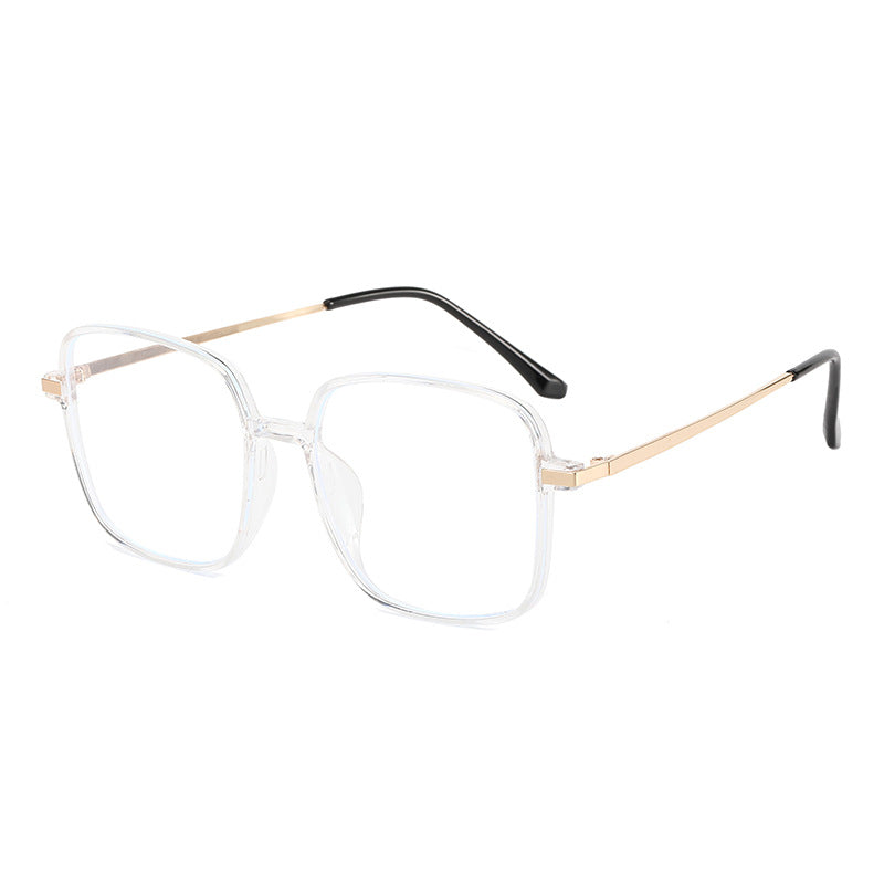 Women's square designer glasses with delicate metal frame Stornfield