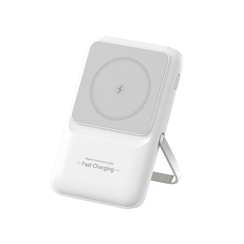 Portable power bank with magnetic charging technology and integrated cable management Stornfield