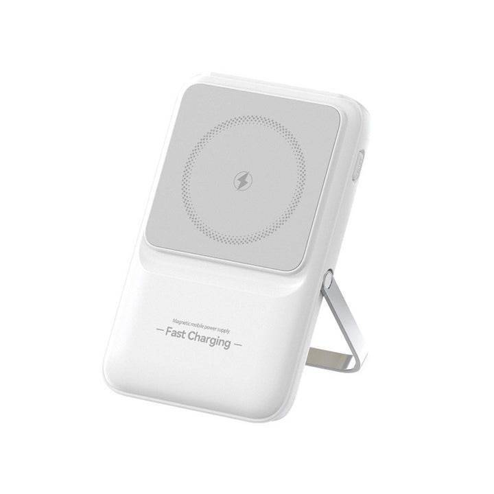 Portable power bank with magnetic charging technology and integrated cable management Stornfield