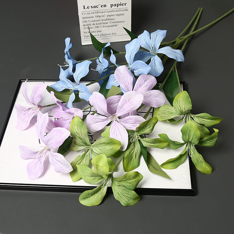 Elegant Faux Orchid Floral Stems