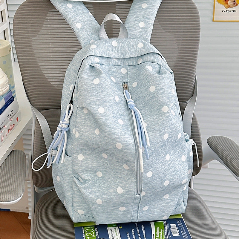 Polka Dot Patterned Casual Backpack Stornfield