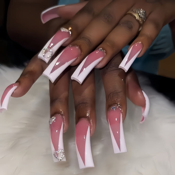 Elegant Sculpted Press-On Nail Set Stornfield