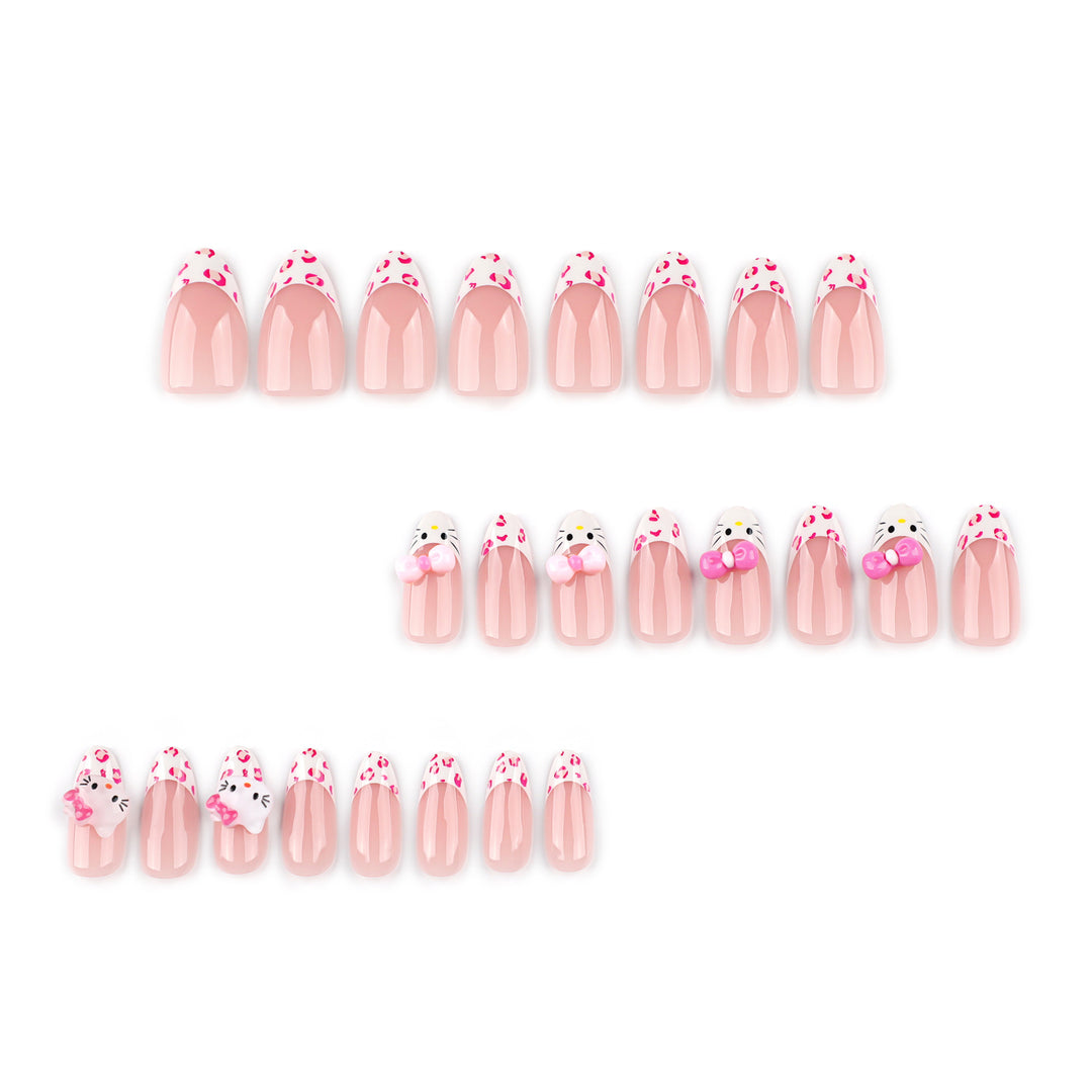 Artful Nail Extensions with Cute Motif Accents Stornfield