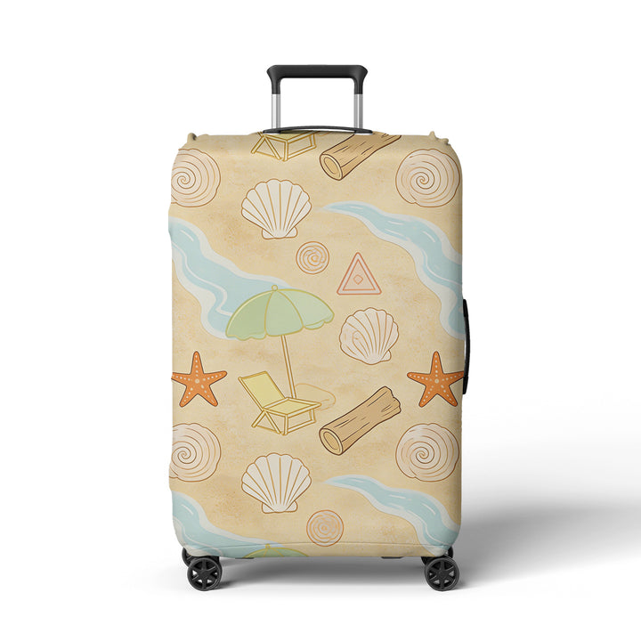Women's suitcase cover with beach motif Stornfield