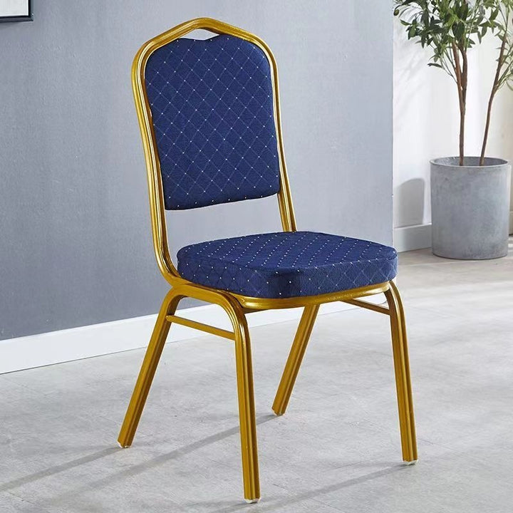 Elegant Upholstered Dining Chair with Gold Frame Stornfield