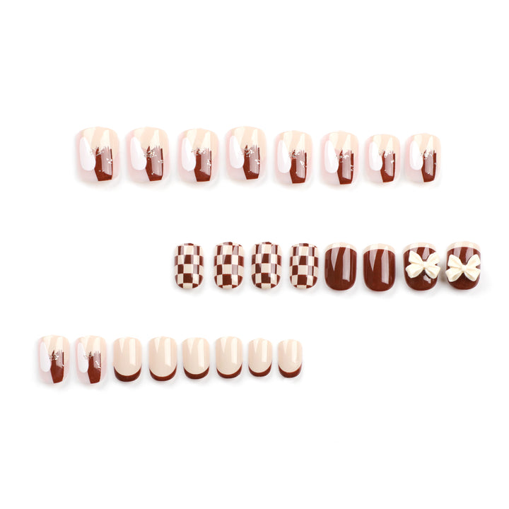Creative Nail Art with Modern Patterns and Bow Motifs Stornfield