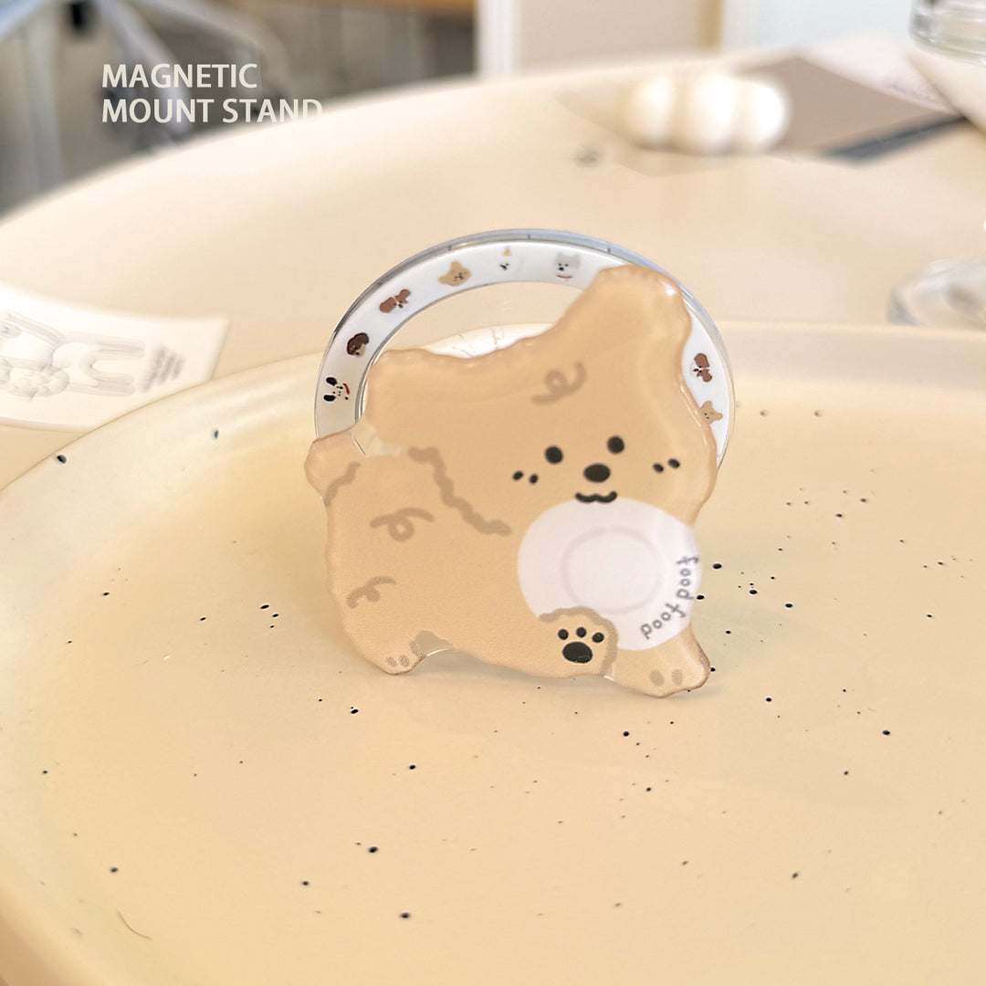 Magnetic smartphone holder in cute dog design Stornfield