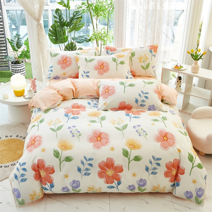 Cozy Heart Pattern Bedding Set