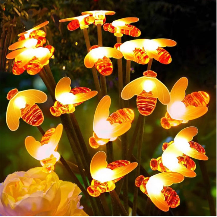 Decorative LED Fiber Optic Flower Stakes Bouquet Stornfield