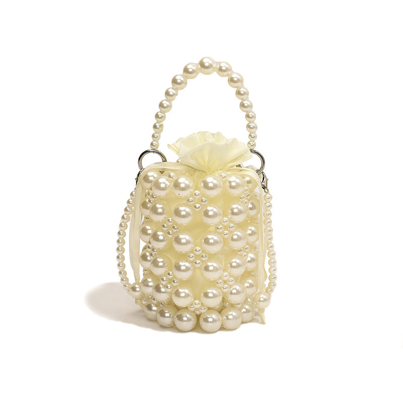 Pearl-Embellished Mini Bag
