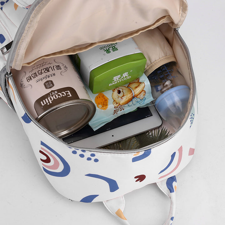 Playful Graphic Print Backpack Stornfield