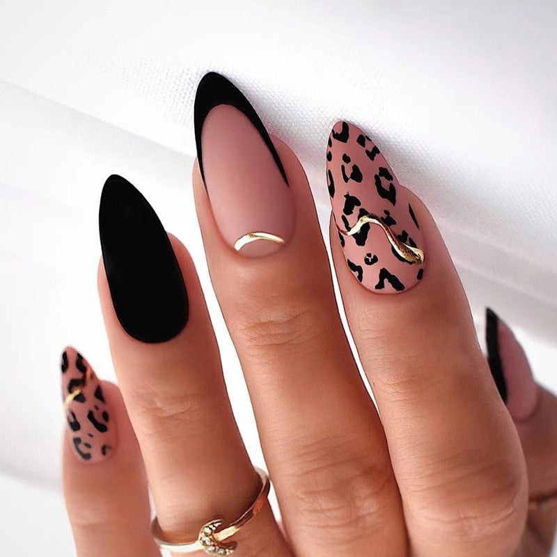 Artistic Heart-Accent Press-On Nail Set Stornfield