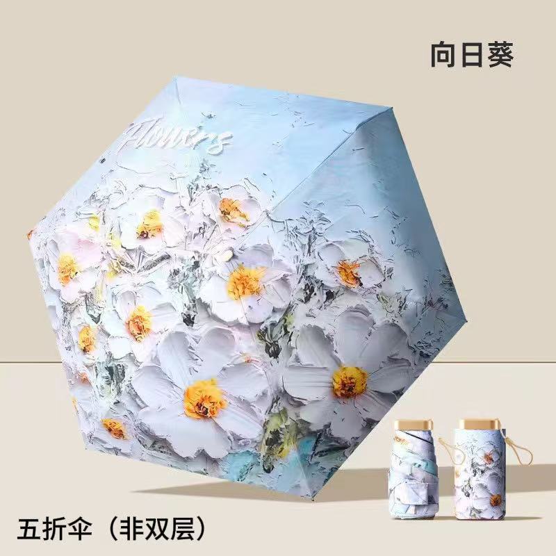 Women's compact UV protection umbrella with state-of-the-art folding mechanism Stornfield