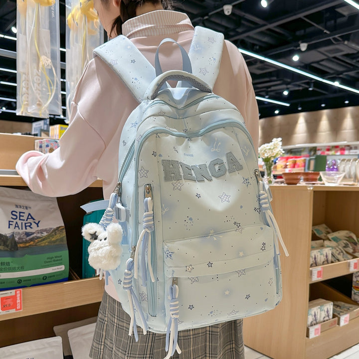 Stylish Multi-Functional Backpack with Decorative Accents Stornfield