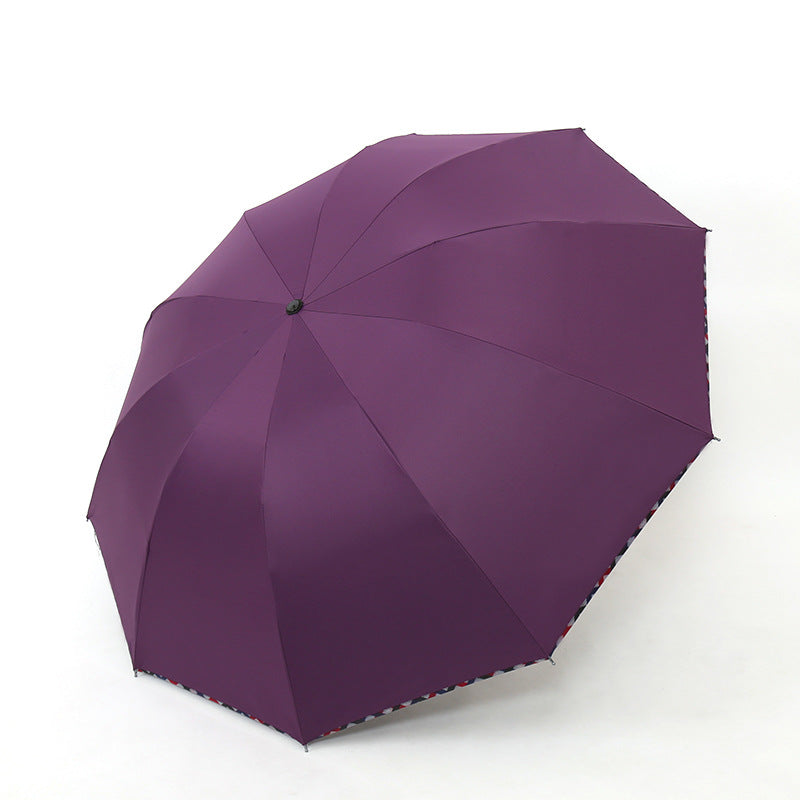 Women Handy Folding Umbrella with Wind Protection System Stornfield