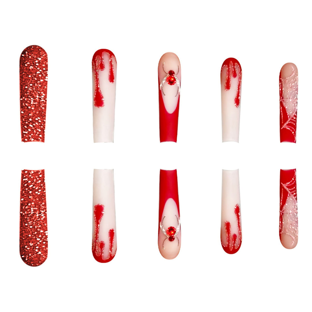 Stylish Long Acrylic Nail Art Extensions Stornfield