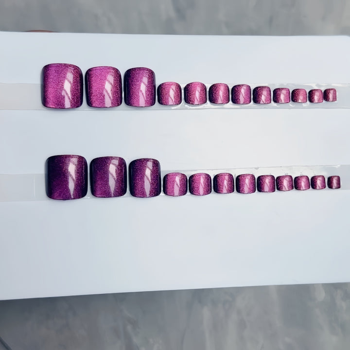 Iridescent Press-On Nail Collection Stornfield