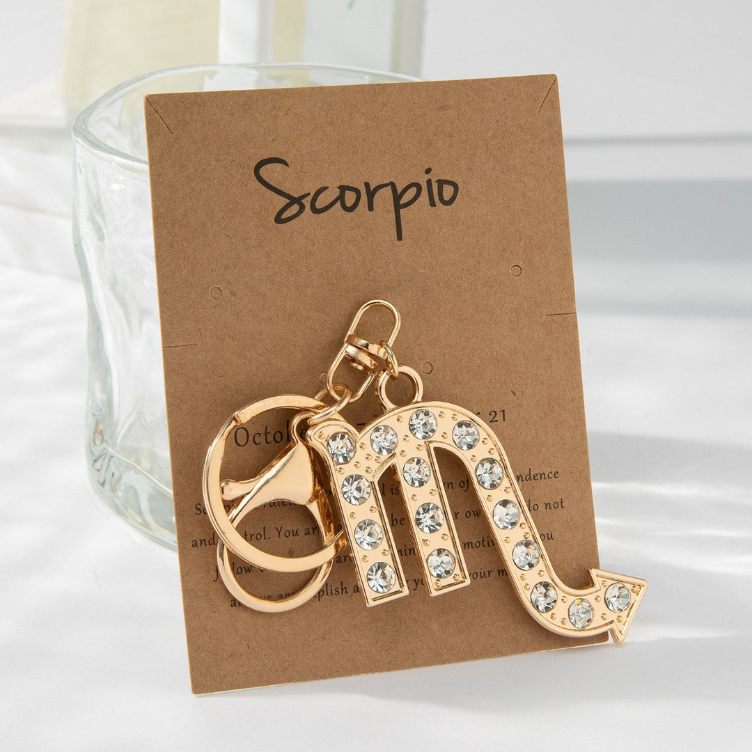 Keychain with Sparkling Bull Symbol Stornfield