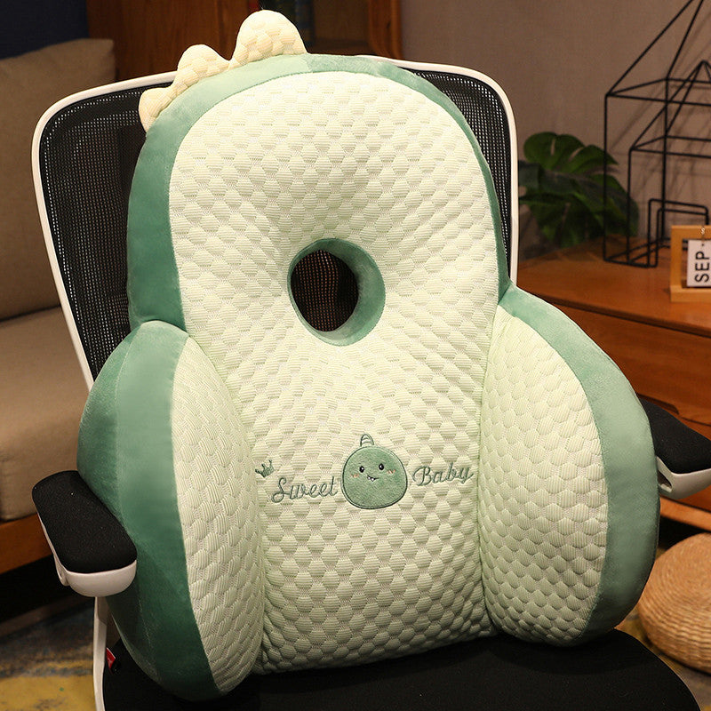 Ergonomic plush seat cushion with hole pattern Stornfield