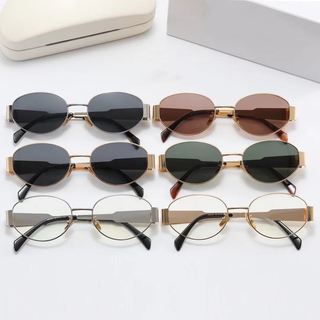 Women's exclusive oval-shaped designer sunglasses Stornfield