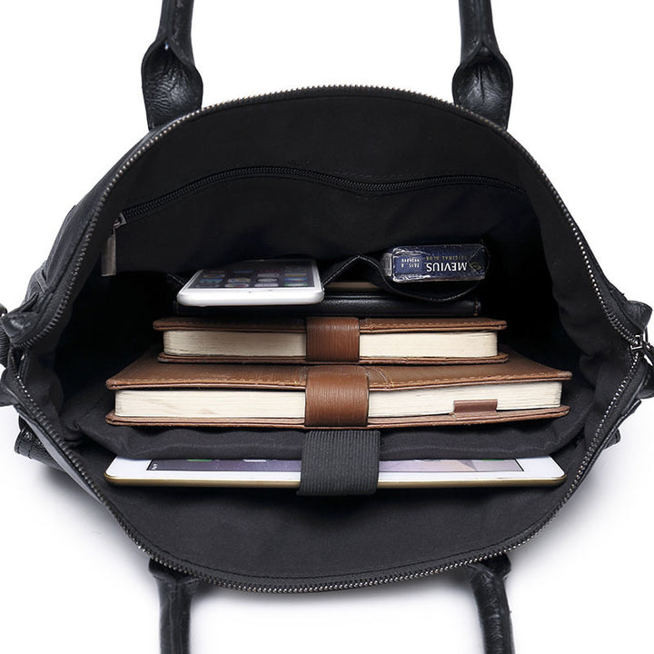 Stylish business briefcase with multiple compartments Stornfield