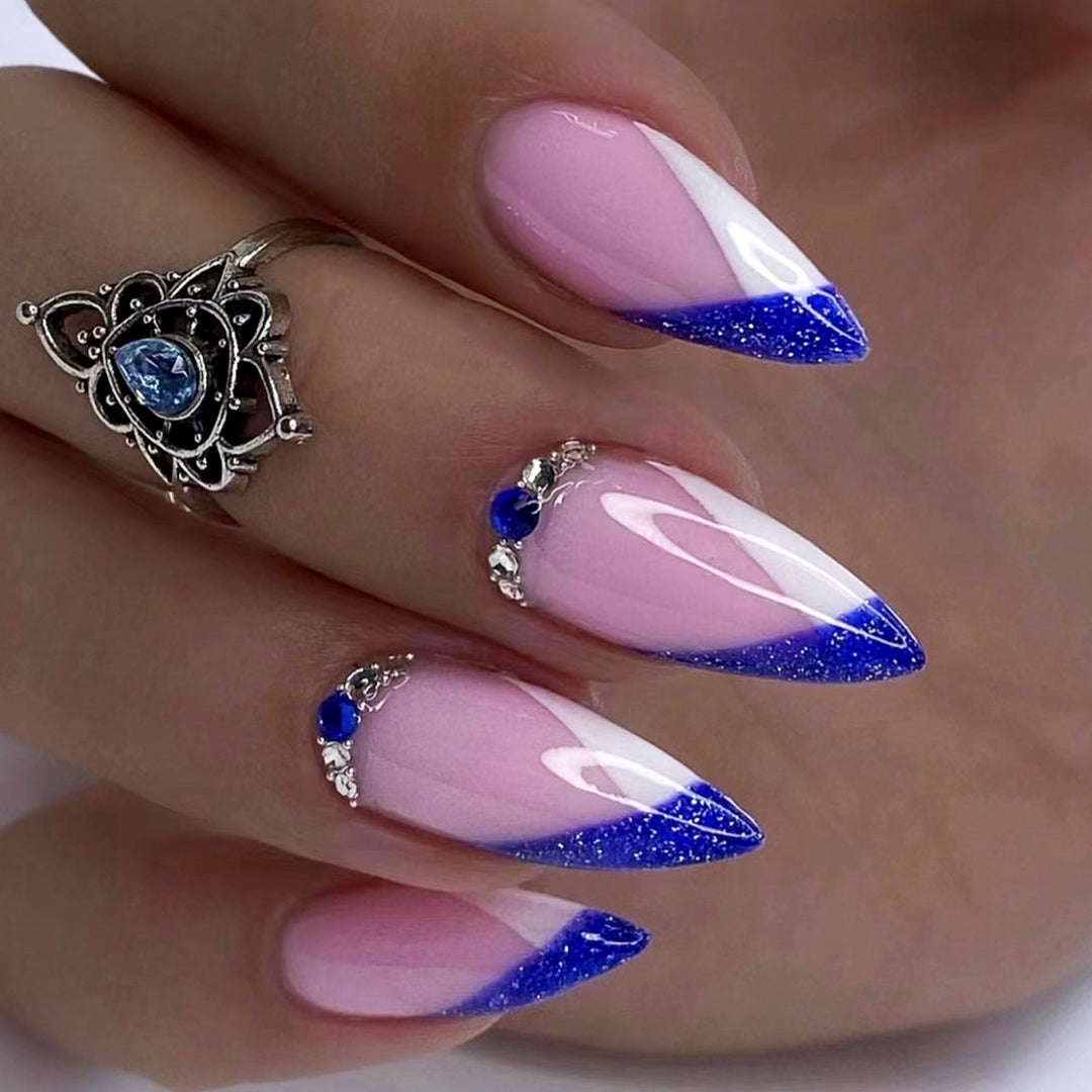 Glamorous Stiletto Nail Art Design