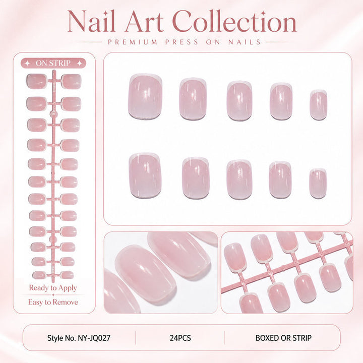Acrylic nail set with colorful gradients Stornfield