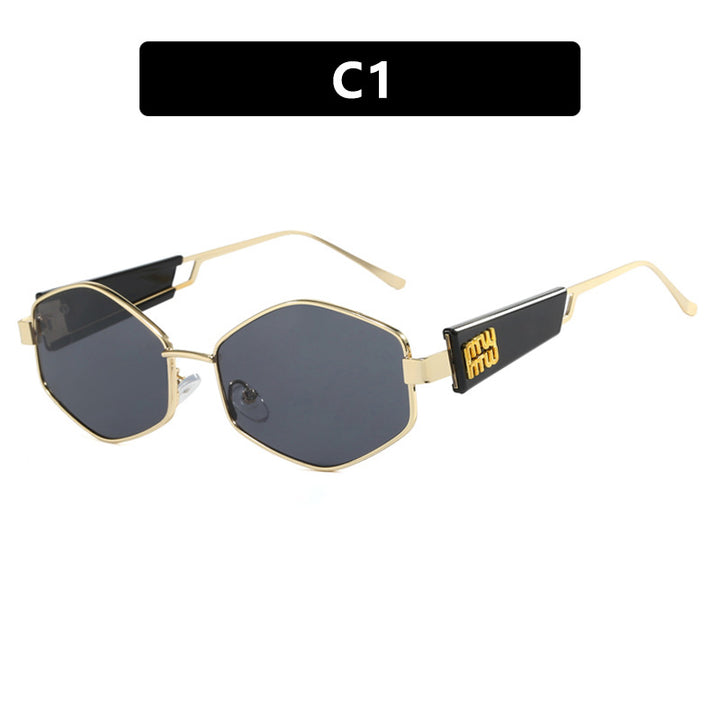 Women's geometric sunglasses with fashionable design and UV protection Stornfield