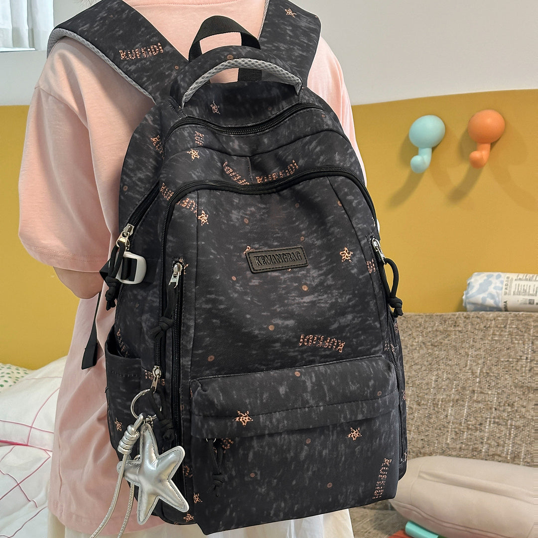 Playful Illustrated School Backpack Stornfield