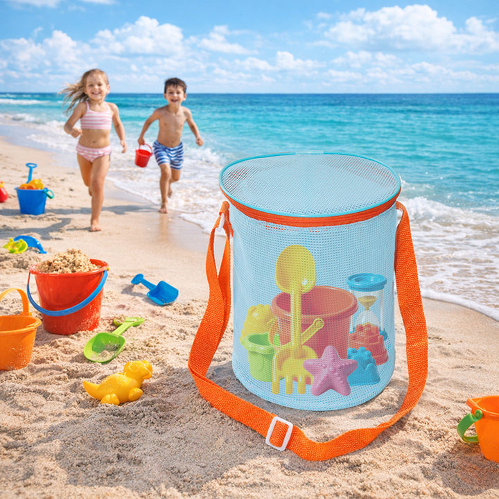 Toy storage bag with mesh design Stornfield