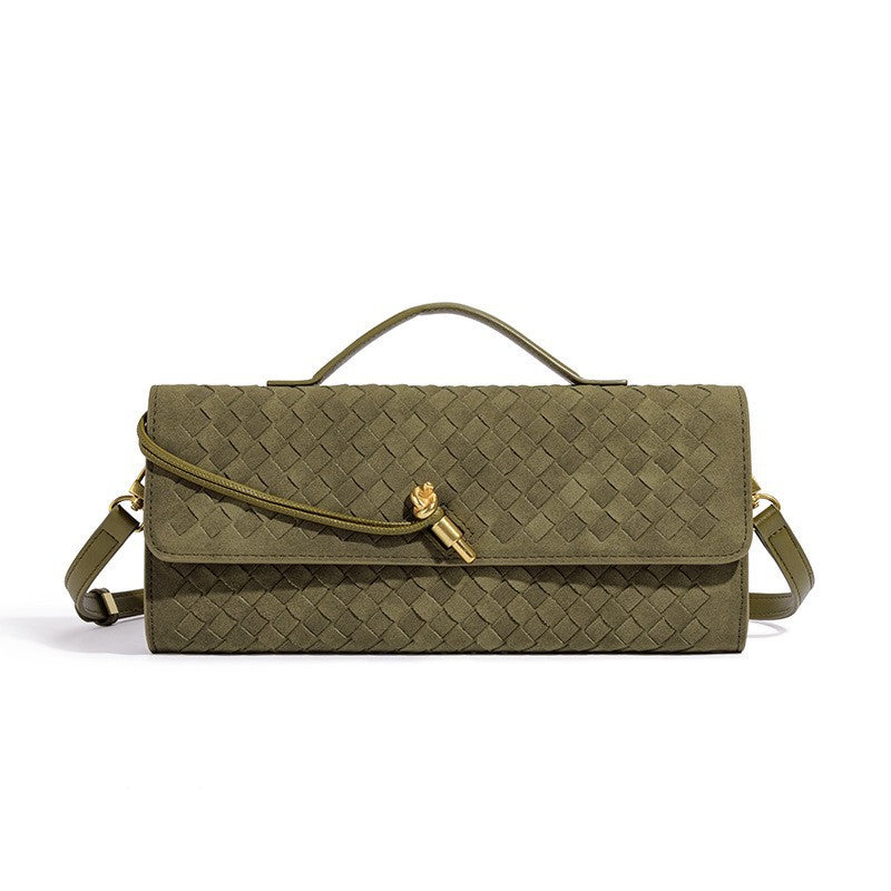 Woven Leather Clutch Stornfield
