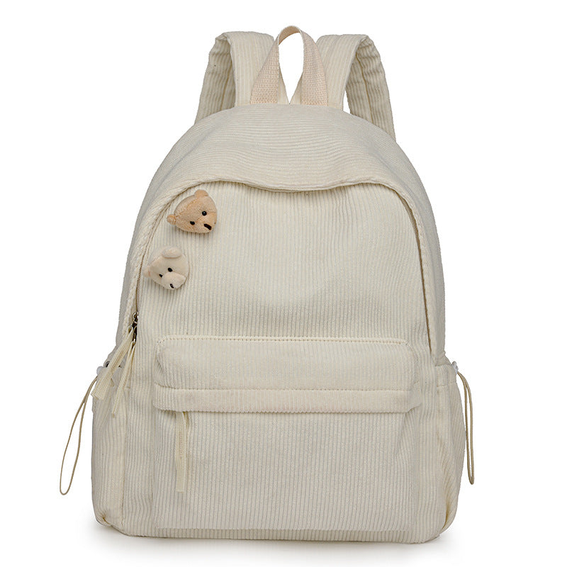 Adorable Plush Character School Backpack Stornfield