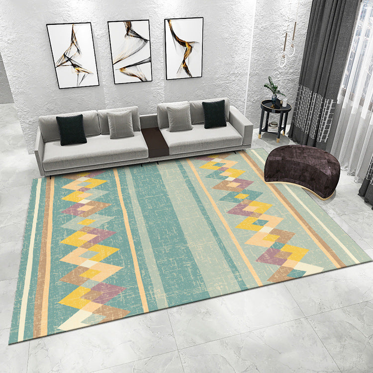 Geometric Patterned Area Rug   1786779209