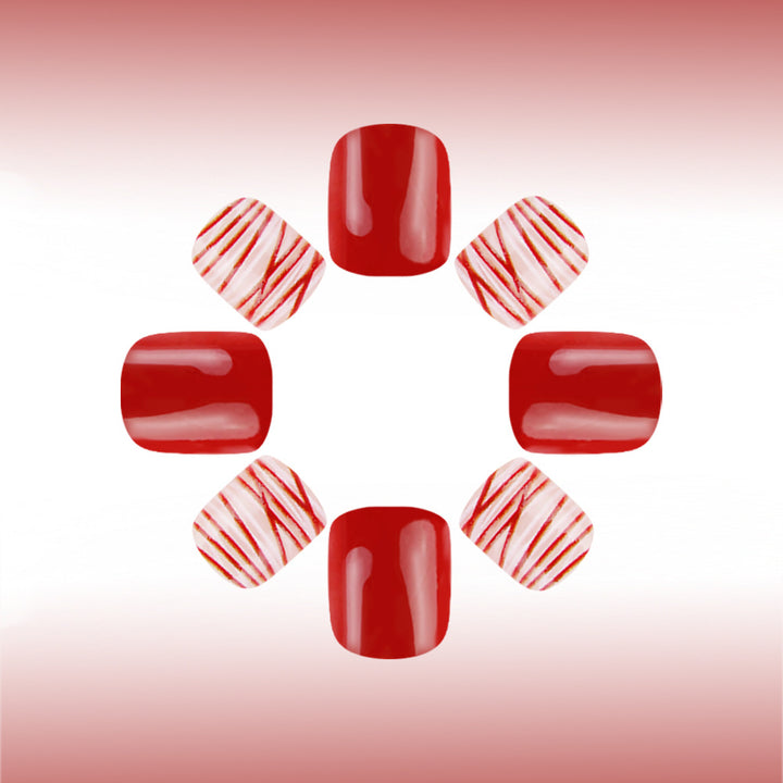 Heart-Themed Nail Art Stornfield