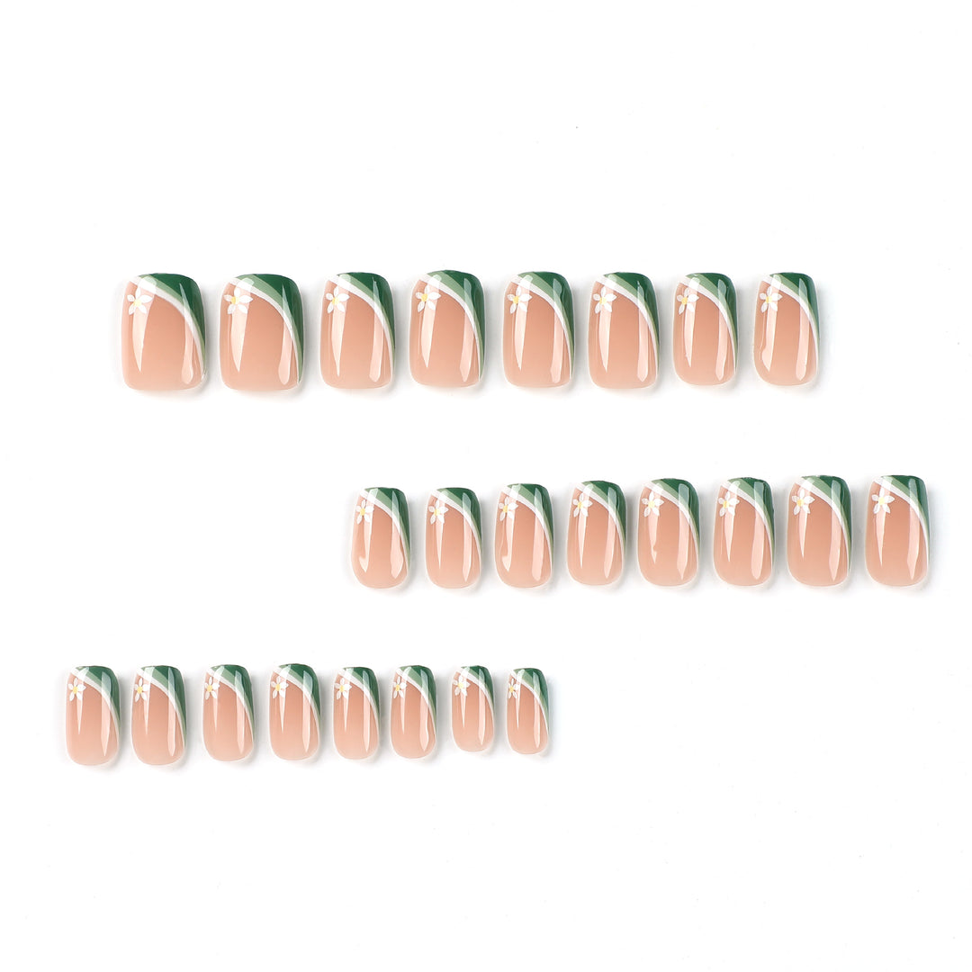 Artificial nails with floral design Stornfield