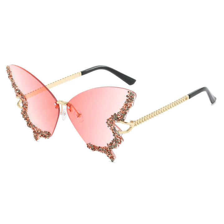 Ladies extravagant Cats Eye sunglasses with sparkling accents Stornfield