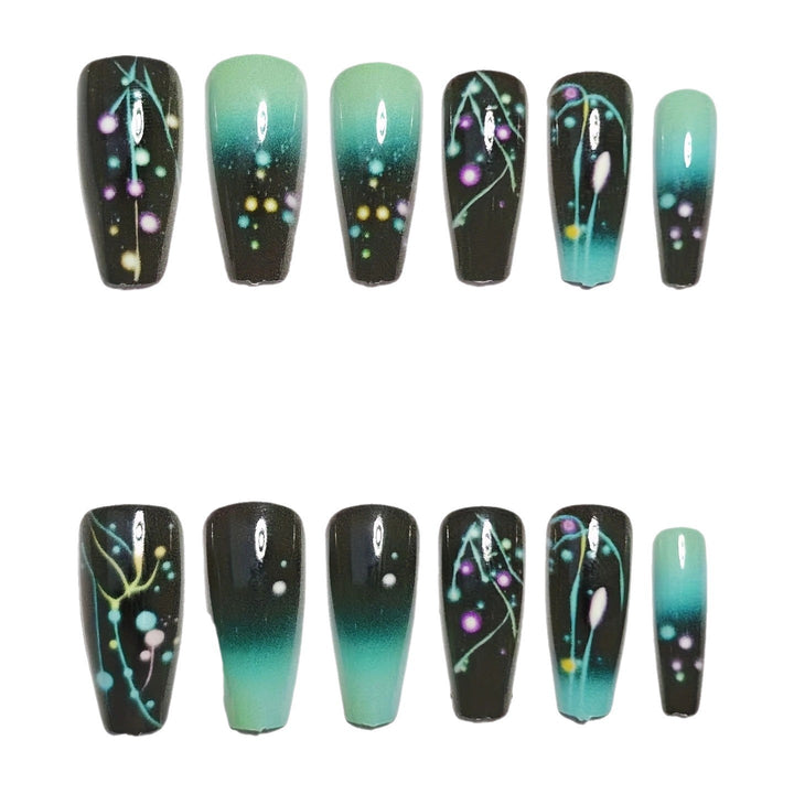 Celestial Glimmer Nail Art