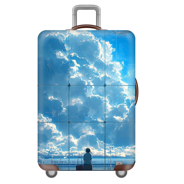 Unisex Hard Shell Suitcase with Dreamy Landscape Design Stornfield