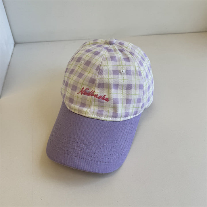 Women's Adjustable Plaid Baseball Cap Stornfield