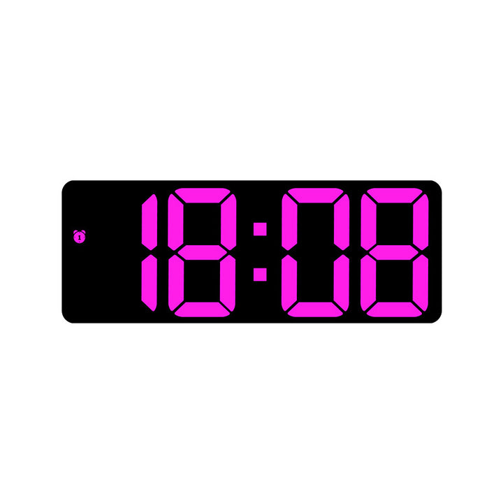 Digital LED clock with large display and colorful digits Stornfield