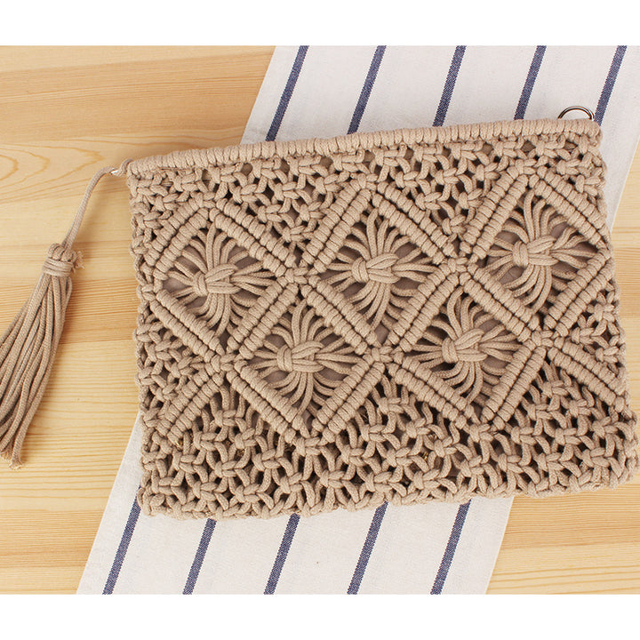 Macrame Clutch with Filigree Design Stornfield