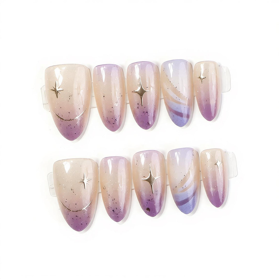 Artistic Ombre Press-On Nail Set Stornfield
