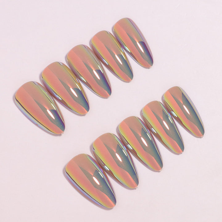 Premium Glossy Gel Press-On Nails Stornfield