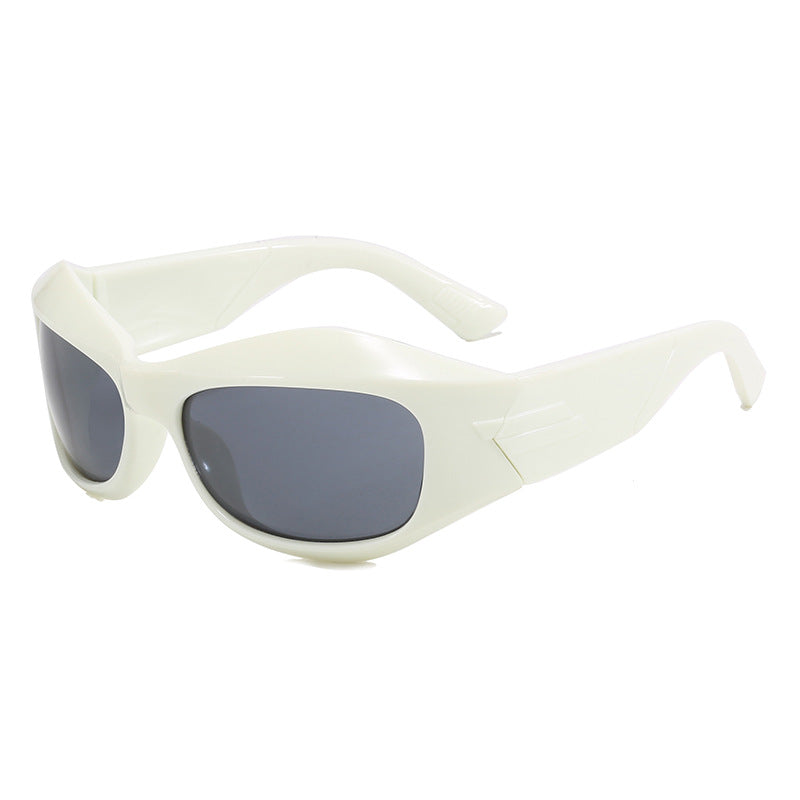 Women Retro Sunglasses in trendy Shield design Stornfield
