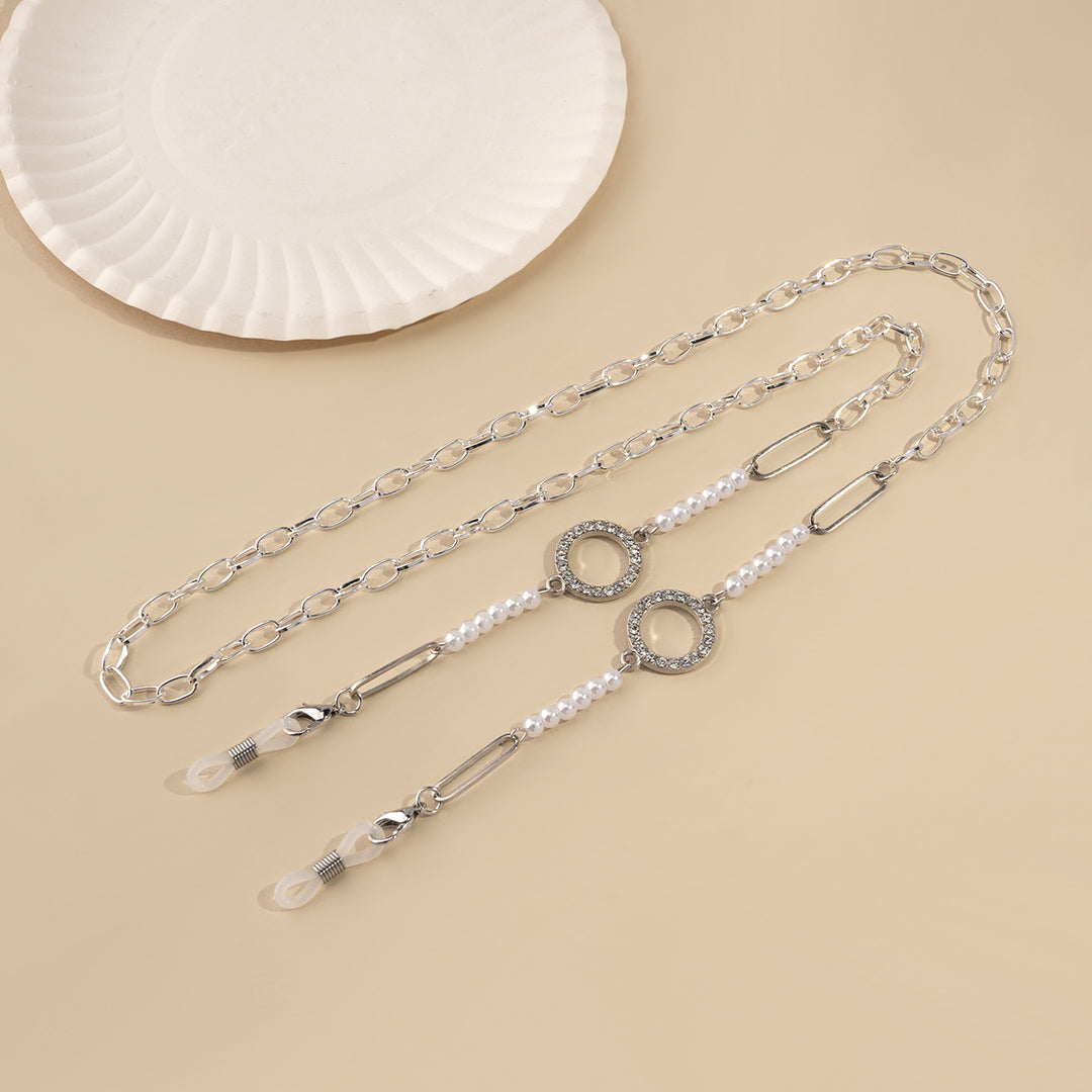Glamorous Pearl-Embellished Eyewear Chain Stornfield