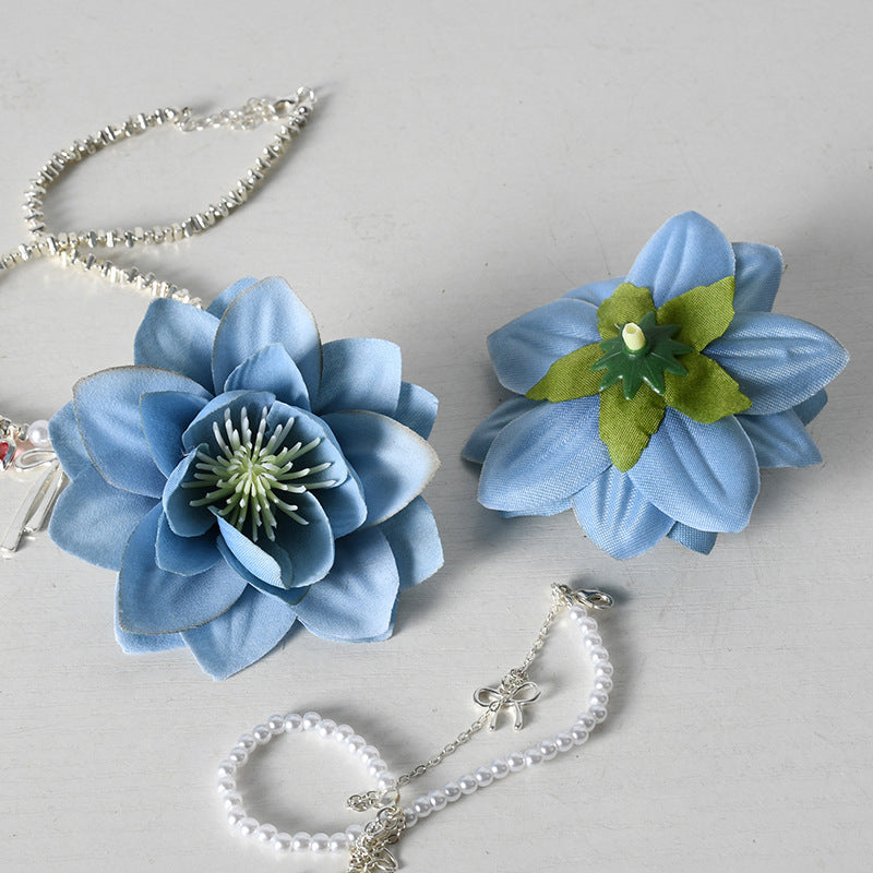 Elegant Silk Floral Hair Accessories