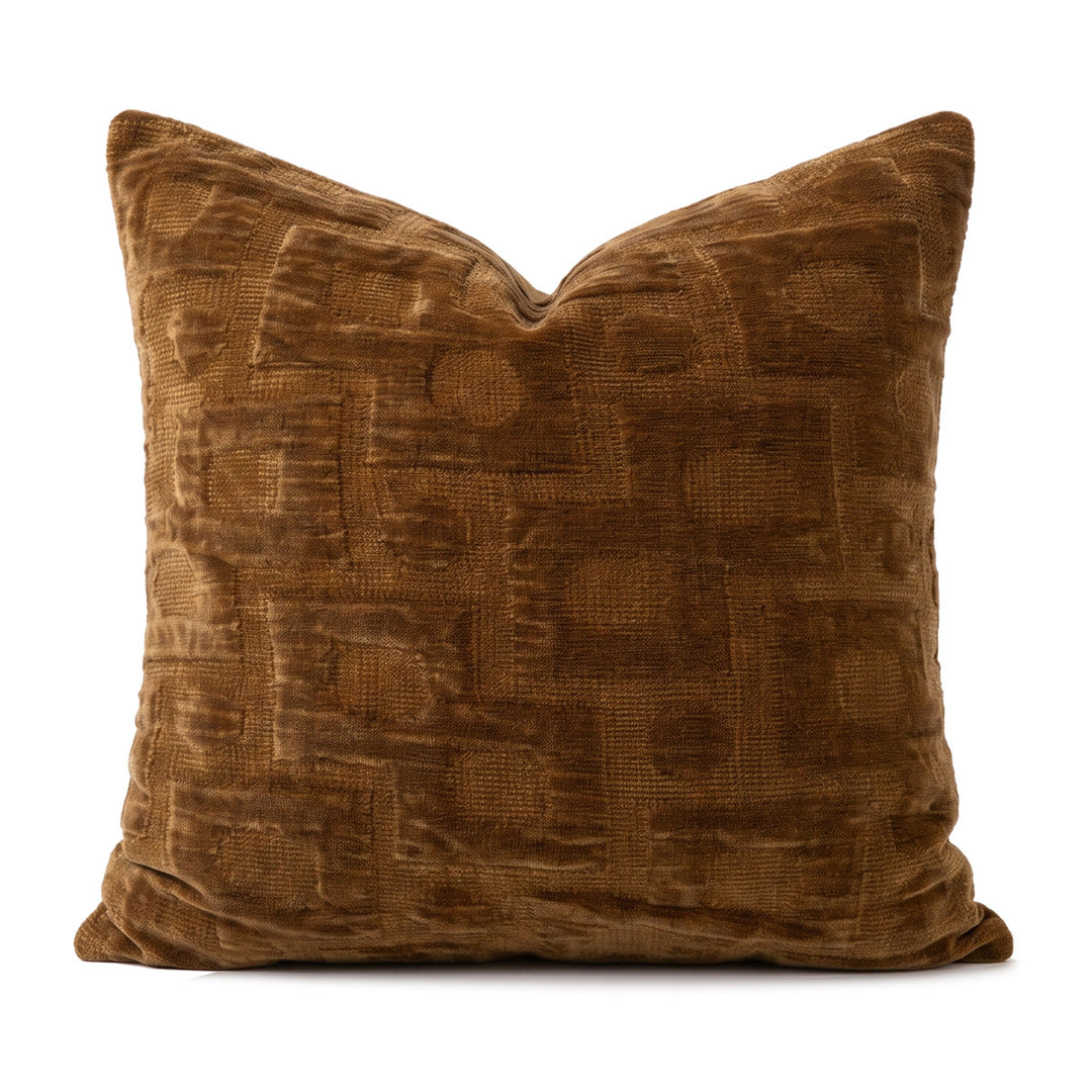 Luxurious velvet decorative pillow