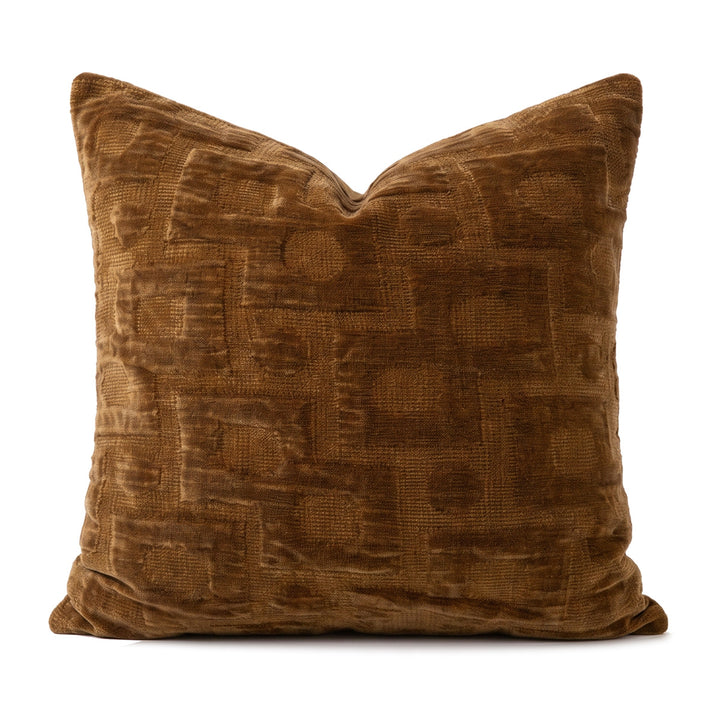 Luxurious velvet decorative pillow