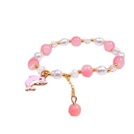Dolphin Charm Beaded Bracelet Stornfield