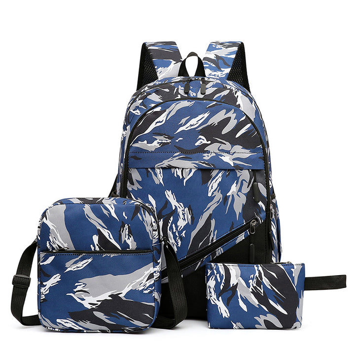 Fashionable backpack set with multiple compartments Stornfield